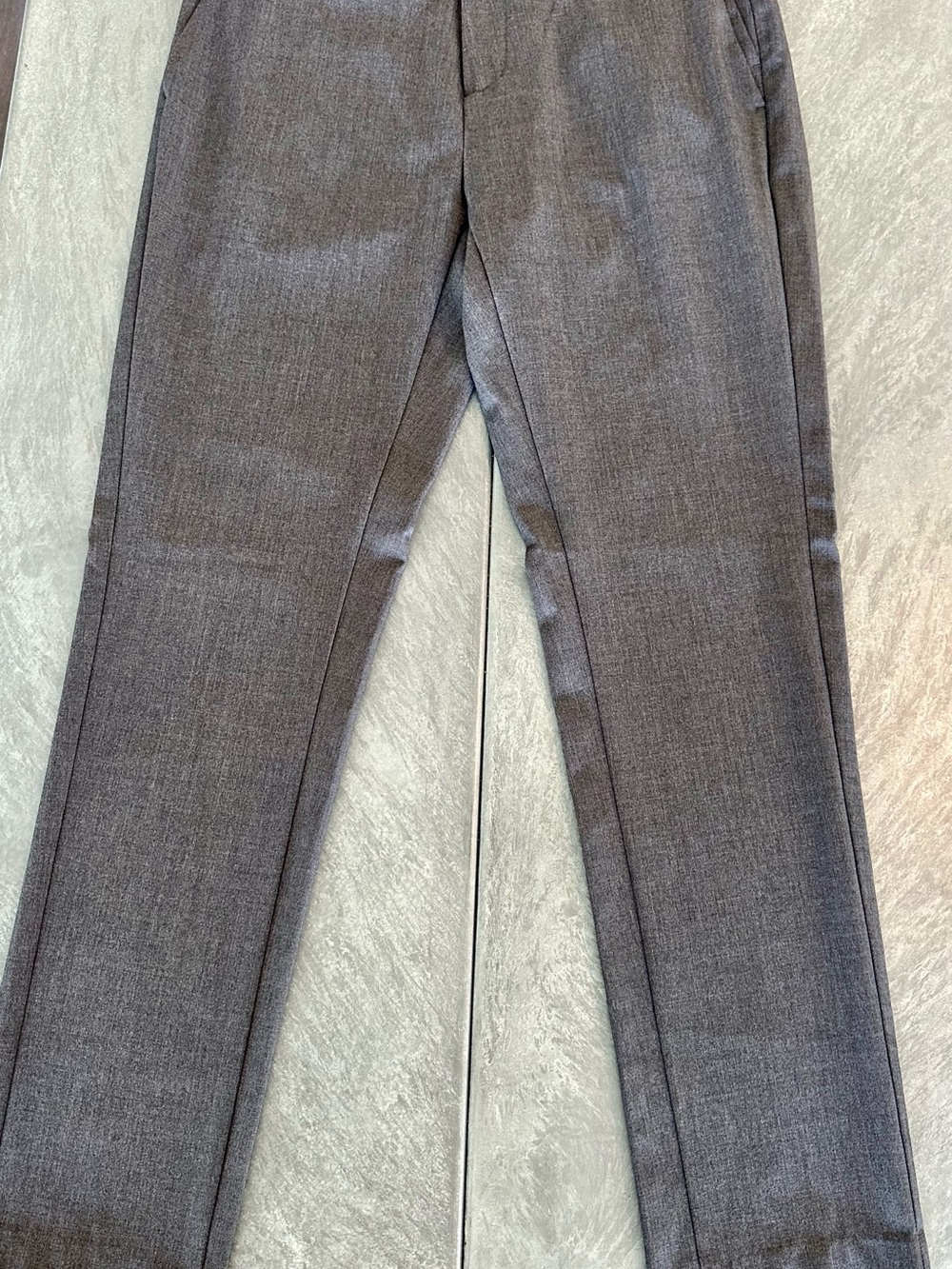 Ministry of Supply Men's Velocity Gray Flannel Slim Dress Pants